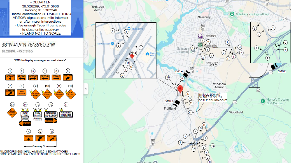 Railroad repairs to close portion of Cedar Lane in Fruitland